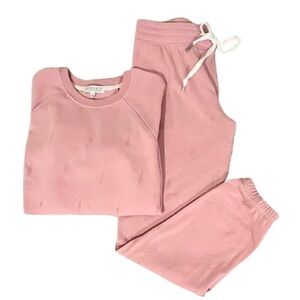 PJ Salvage- Dusty Rose Lightning Bolt Loungewear/ Pajama Set. Size: Small